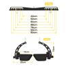 ZXFF Adjustable Rowing Rear Handle, High Pull-Down Long Rod Pull-Back Handle, Multifunctional Sports Fitness Equipment, Triceps Pull-Down Bar, Non-Slip Handle (Size : L45cm) view 2
