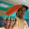 Future Fins TP1 Hexcore Teal/Orange Surfboard Thruster Fin Set view 4