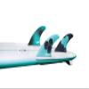 Future Fins AM1 Hexcore Teal/Navy Al Merrick Surfboard Thruster Fin Set view 3