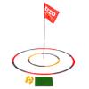 Izzo Golf Backyard Bullseye Golf Practice Set (1PC) - Red-Blue-Yellow Foam Practice Golf Balls & Targets for Iron Accuracy Training view 1