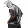 Aixdir Workout Tops Mens Gym Shirt Sleeveless Hoodie Muscle Tank Tops Grey view 4