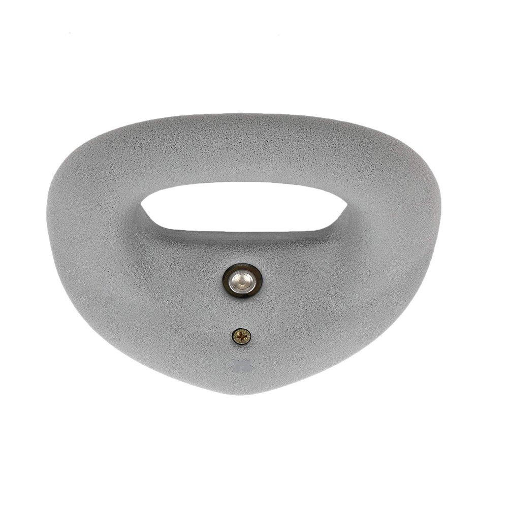 Atomik Rock Climbing Hold XL Bolt-On Ring in Gray Easy Grip on Roof Climbing Walls
