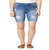 WallFlower Jeans Irresistible Denim Shorts for Women High Rise Insta Soft Figure Enhancing Stretch Denim in Standard and Plus, Karla, 3 view 1