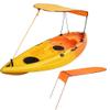Kayak Sun Shade Canopy - UV Protection Waterproof Oxford Cloth, Tool-Free Installation for 9-11FT Kayaks/Canoes, Includes Protable Bag view 1