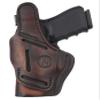 1791 GUNLEATHER 4 Way Thumb Break Holster - OWB & IWB Right Handed Leather Gun Holster - Compatible for Glock 17 19 22 23 32, Ruger SR9 SR22, Sig P225 P299, SW MP9 MP40, Taurus G2 (Vintage Brown) view 1