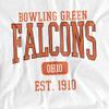 Bowling Green State University BGSU Official Est. Date Unisex Adult T-Shirt, White, 4X-Large view 2