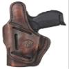 1791 GUNLEATHER Leather Gun Holster - 3 Way OWB Right Handed Thumb Break Holster - Compatible with Glock 17 19 22 23 32, Ruger SR9 SR22, Sig P225 P299, SW MP9 MP40, Taurus G2 (Vintage Brown) view 1