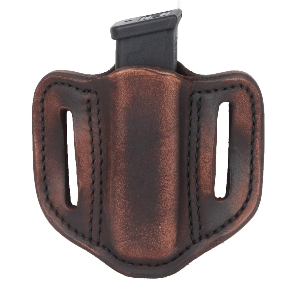1791 GUNLEATHER Mag Pouch for Double Stack Magazines, OWB Magazine Holster for Belts
