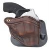 1791 GUNLEATHER J-Frame Revolver Paddle Holster - OWB CCW Leather Gun Holster for Belts - Right Handed - Fits All J-Frame Revolvers Including S&W and Ruger LCR not Taurus view 1