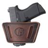 1791 Universal Leather Gun Holster, OWB/IWB CCW Holster, Right and Left Handed - Fits Glock, HK, SIG Walther (Medium - Vintage Brown) view 1