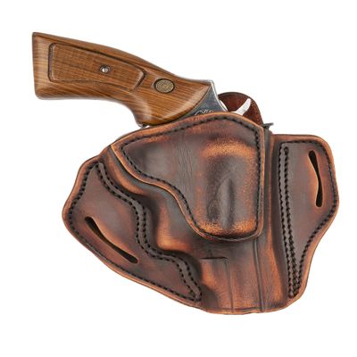 1791 GUNLEATHER Taurus Judge Holster - OWB Leather Revolver Holster for Z Frame Pistols - Right Handed - Fits S&W Governor, Taurus Judge (2.5" Cyl) and Taurus Public Defender