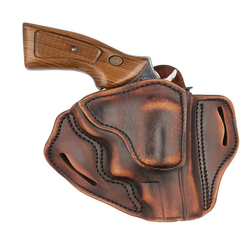 1791 GUNLEATHER Taurus Judge Holster - OWB Leather Revolver Holster for Z Frame Pistols - Right Handed - Fits S&W Governor, Taurus Judge (2.5" Cyl) and Taurus Public Defender