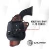 1791 GUNLEATHER K-Frame Revolver Paddle Holster - OWB CCW Leather Gun Holster for Belts - Right Handed - Fits Ruger GP100, Smith & Wesson K Frame and 686 view 2