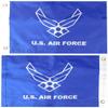 Air Force Wings Blue 12"x18" Double Sided Nylon Embroidered Boat Flag Grmts view 1