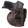 1791 GunLeather 4-Way XDS Holster - OWB and IWB CCW Leather Gun Holster - Right Handed - Fits Springfield XDS, S&W MP9 Shield, Ruger SR9c, LC9, SR40 and Walther PPS (Size 3) view 2
