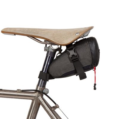 Two Wheel Gear - Small Commute Seat Pack (0.8 Liter) - Water Resistant under Saddle Bag for Bicycle - for Bike Commuting and Touring - Graphite Gray