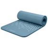 Retrospec Solana Yoga Mat 1" Thick w/Nylon Strap for Men & Women - Non Slip Exercise Mat for Home Yoga, Pilates, Stretching, Floor & Fitness Workouts, Blue Mist view 1