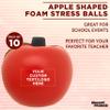 DISCOUNT PROMOS Custom Apple Shaped Squeeze Balls Set of 10, Pesonalized Bulk Pack - Perfect for Promotional Giveaways - Apple view 3