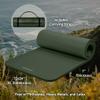 Retrospec Solana Yoga Mat 1" Thick w/Nylon Strap for Men & Women - Non Slip Exercise Mat for Home Yoga, Pilates, Stretching, Floor & Fitness Workouts - Wild Spruce view 2