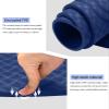 LERYG 8/20/30mm Jump Rope Mat Fitness Exercise Mat Durable, Non-Slip, Workout Mats with Jump Rope & Carrying Bag for Home Gym Flooring in Blue(55"x 24") view 3