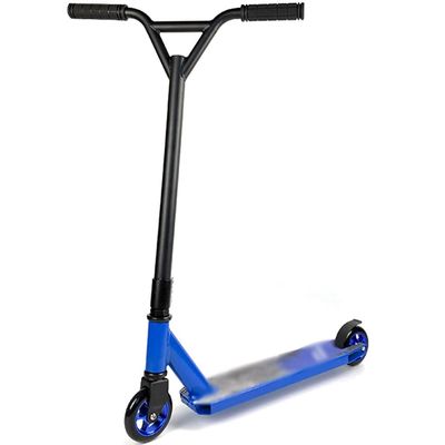 Scooters Pro Scooters for Adults Reinforced Advanced Edition Scooter, Y Type Handle Sport Scooters, Professional Racing Trick Scooters (Color : Blue, Size : 67 * 49 * 85cm)