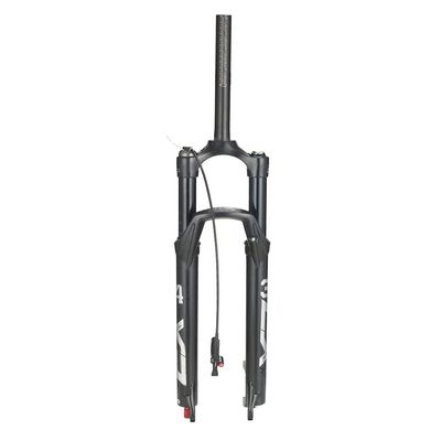 Jejy MTB Air Fork Suspension Forks 26/27.5/29Inch Threadless Steerer Rebound AdjustmentMountain Bike Front Forks Ultralight Magnesium Alloy Diameter :34mm, Manual Lockout/Remote Lockout Black