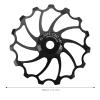 Derailleur Pulley, 15T Mountain Rear Pulley Aluminium Alloy Ceramic Bearing Derailleur Pulley(Black) view 3