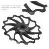 Derailleur Pulley, 15T Mountain Rear Pulley Aluminium Alloy Ceramic Bearing Derailleur Pulley(Black) view 4