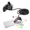 EVTSCAN Electric Bike Brushless Motor Controller, 24V 350W LCD Display Thumb Throttle for Electric Bicycle Scooter view 2