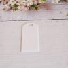 10pcs Laser Cut Reserved Tags, Luggage Tag Wedding Place Cards, Acrylic Reserve Seating Tag, Blank Keychain (White) view 4