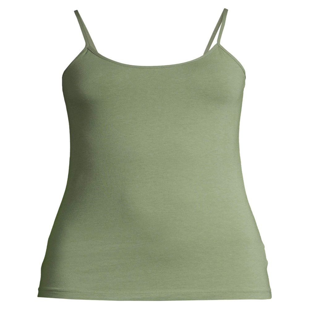 3LP Fitted Ladies Adjustable Strap Cami (Terrace Green, X-Large (16-18))