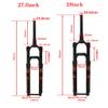 Jejy Magnesium Alloy Suspension Fork Mountain Bicycle 27.5/29 Inch Thru Axle 15mm Shock Absorber MTB Front Forks with Rebound Adjustment Tapered Tube Manual Lockout Travel 140 Mm Bike Accessories view 2