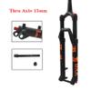 Jejy Magnesium Alloy Suspension Fork Mountain Bicycle 27.5/29 Inch Thru Axle 15mm Shock Absorber MTB Front Forks with Rebound Adjustment Tapered Tube Manual Lockout Travel 140 Mm Bike Accessories view 3