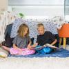 Mad Dog Girl's Pajama Pants - 2/3 Pack, Soft Micro Fleece Fashion Sleepwear Lounge. Sizes: 6-16, 3 Pack, 6-8, Leopard/Pink-dots/White-plaid view 2