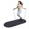 LERYG 8/20/30mm Jump Rope Mat Fitness Exercise Mat Durable, Non-Slip, Workout Mats with Jump Rope & Carrying Bag for Home Gym Flooring in Grey(55"x 24") view 1