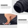 LERYG 8/20/30mm Jump Rope Mat Fitness Exercise Mat Durable, Non-Slip, Workout Mats with Jump Rope & Carrying Bag for Home Gym Flooring in Grey(55"x 24") view 3