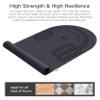 LERYG 8/20/30mm Jump Rope Mat Fitness Exercise Mat Durable, Non-Slip, Workout Mats with Jump Rope & Carrying Bag for Home Gym Flooring in Grey(55"x 24") view 4