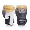 Top King Super Star Breathable Leather Gloves Muay Thai Boxing Gloves for Training or Sparring - Gold,12oz view 1
