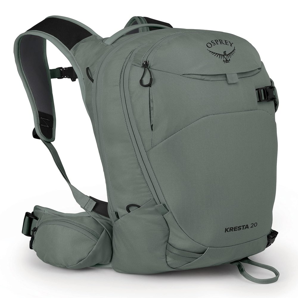 Osprey Kresta 20L Women's Ski Backpack, Pine Leaf Green