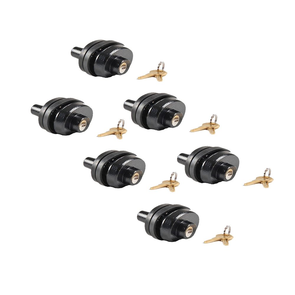 NKMJ Trigger Lock, Keyed Trigger Gun Lock Safety Universal Firearms Pistol Gun Locks Fit Most Handguns and Rifles (6PCS)