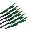 30Inch Carbon Arrow Archery Hunting/Targeting Practice Arrows with 5" Turkey Feathers for Compound Recurve Longbow 12Pack view 3
