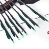 30Inch Carbon Arrow Archery Hunting/Targeting Practice Arrows with 5" Turkey Feathers for Compound Recurve Longbow 12Pack view 4