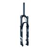 Jejy Mountain Bike Air Forks Shock Absorber Magnesium Alloy Ultralight Front Fork Travel 120mm Threadless Steerer Pressure Suspension MTB Accessories Matte Black Manual Lockout/Remote view 1