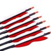 30Inch Carbon Arrow Archery Hunting/Targeting Practice Arrows with 5" Turkey Feathers for Compound Recurve Longbow 12Pack view 3
