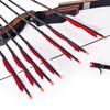 30Inch Carbon Arrow Archery Hunting/Targeting Practice Arrows with 5" Turkey Feathers for Compound Recurve Longbow 12Pack view 4