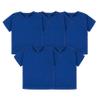 Gerber Baby Toddler 5-Pack Solid Short Sleeve T-Shirts Jersey 160 GSM, Royal, 12 Months view 1