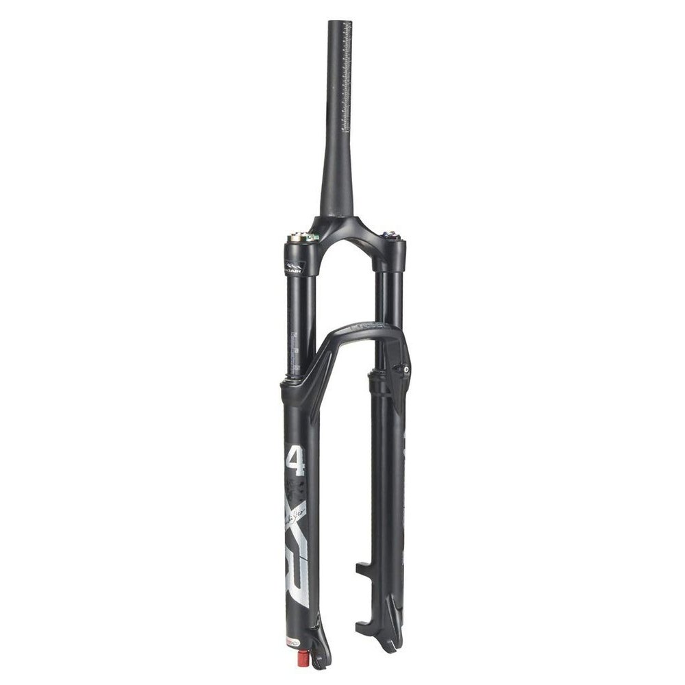 Jejy MTB Air Fork Suspension Forks 26/27.5/29Inch Threadless Steerer Rebound AdjustmentMountain Bike Front Forks Ultralight Magnesium Alloy Diameter :34mm, Manual Lockout/Remote Lockout Black