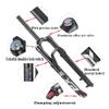 Jejy MTB Air Fork Suspension Forks 26/27.5/29Inch Threadless Steerer Rebound AdjustmentMountain Bike Front Forks Ultralight Magnesium Alloy Diameter :34mm, Manual Lockout/Remote Lockout Black view 2