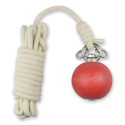PHYSKOW Rubber Meteor Hammer for Beginners Exercise Ball Chinese Kungfu Traditional Martial Arts Soft Equipment (Rubber Meteor Hammer)