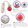 PHYSKOW Rubber Meteor Hammer for Beginners Exercise Ball Chinese Kungfu Traditional Martial Arts Soft Equipment (Rubber Meteor Hammer) view 2